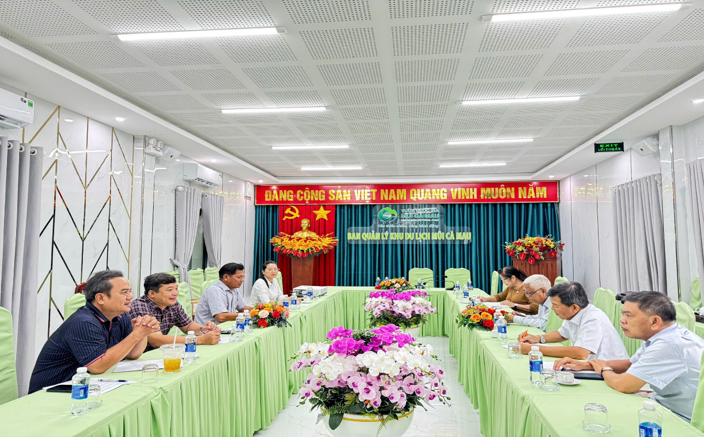 ĐOÀN CÔNG TÁC HIỆP HỘI DU LỊCH ĐBSCL  KHẢO SÁT VỀ ĐIỂM ĐẾN DU LỊCH MŨI CÀ MAU